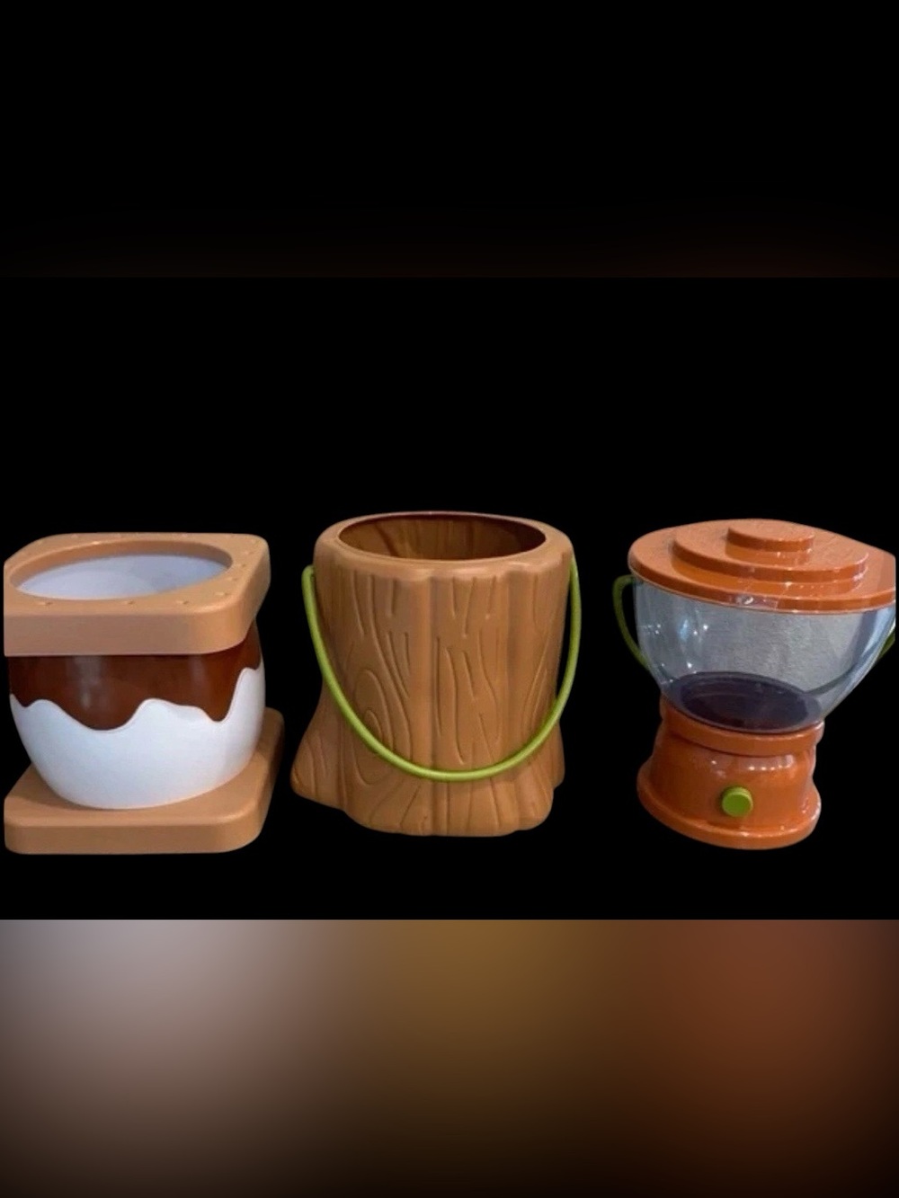 Set Of 3 NWT Camping Playground Popcorn Bucket - Party - Smores - Lantern Target